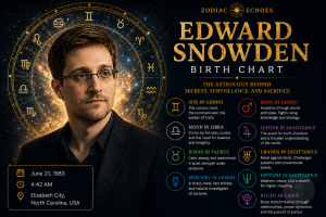 Edward Snowden Birth Chart: The Astrology Behind Secrets, Surveillance, and Sacrifice