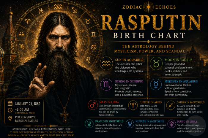 Rasputin Birth Chart