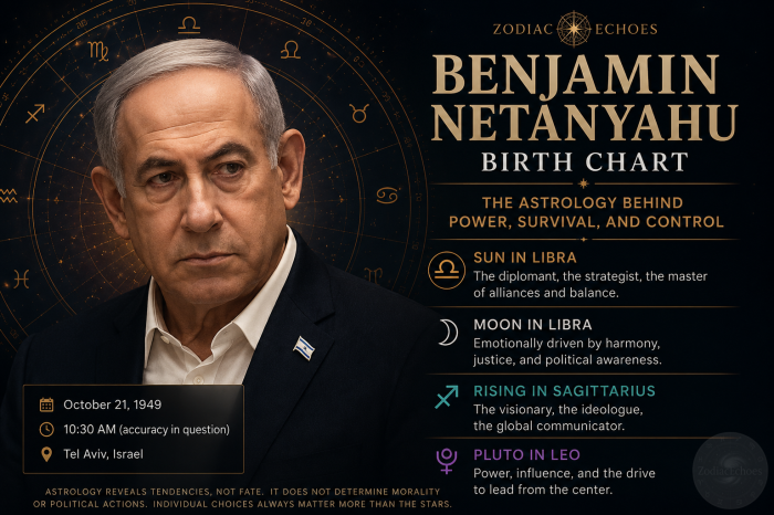 Benjamin Netanyahu Birth Chart