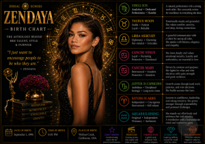 Zendaya Birth Chart: How Astrology Reflects Her Extraordinary Career, Style, and Quiet Confidence