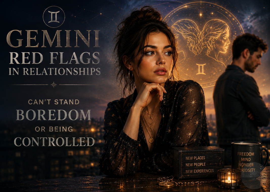 Gemini Red Flags in Relationships: Can’t Stand Boredom or Being Controlled