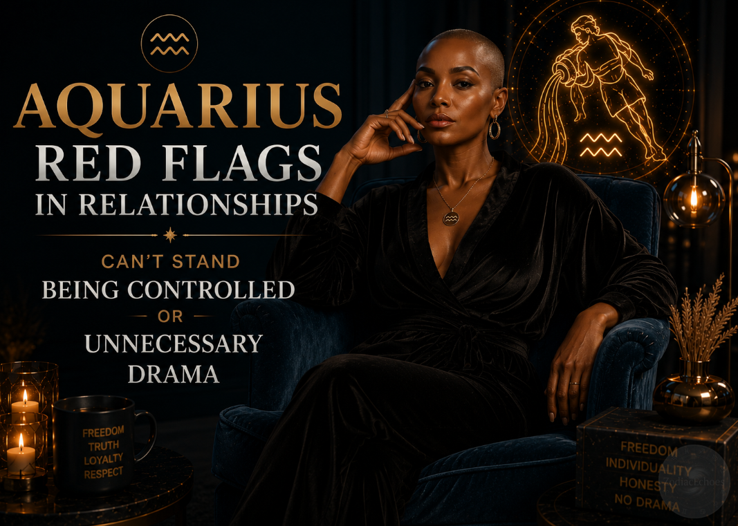 Aquarius Red Flags in Relationships: Can’t Stand Being Controlled or Unnecessary Drama
