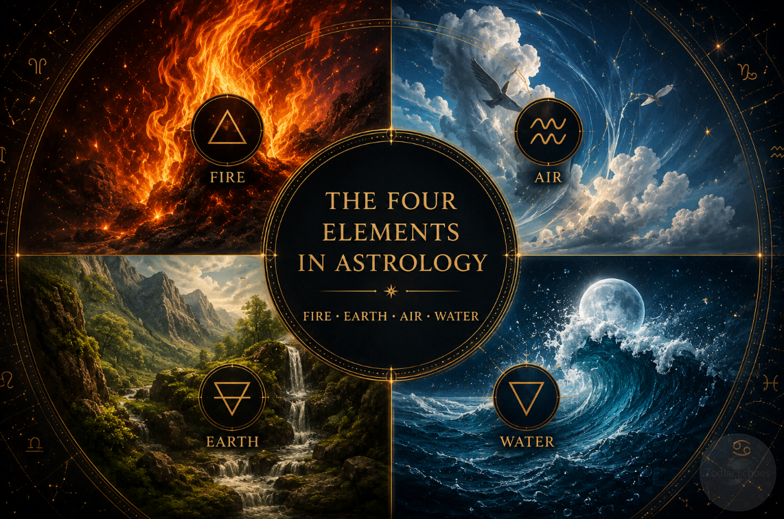 Elements in Astrology Explained: Fire, Earth, Air, and Water