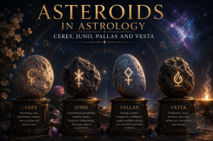 Asteroids in Astrology Explained: Ceres, Juno, Pallas and Vesta