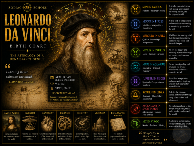 Leonardo da Vinci Birth Chart