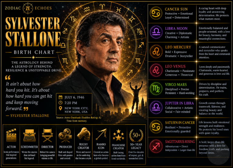 Sylvester Stallone Birth Chart