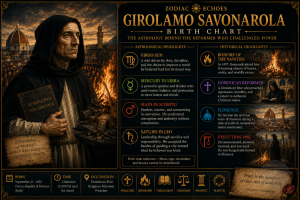 Girolamo Savonarola Birth Chart: The Astrology Behind the Monk Who Burned Books and Challenged Florence