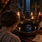 Murderer's Face in the Bowl