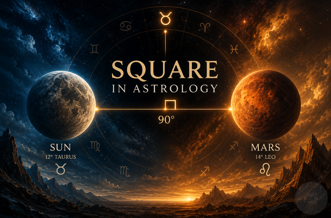 Square in Astrology Explained: What It Means in Your Birth Chart