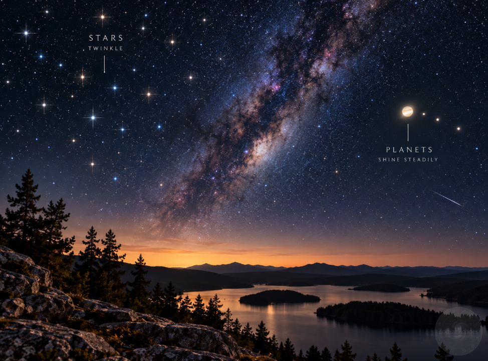 Why Do Stars Twinkle but Planets Usually Don't?