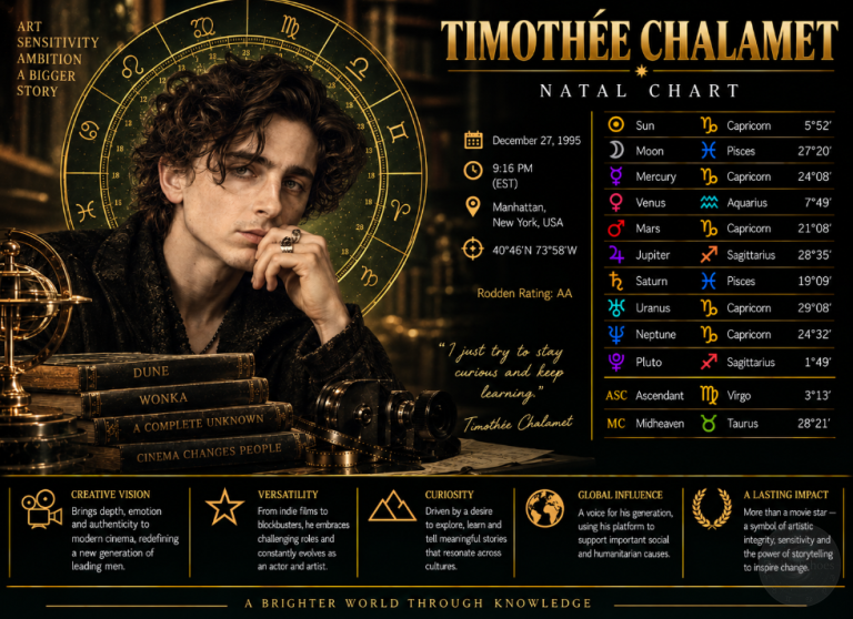 Timothée Chalamet Birth Chart