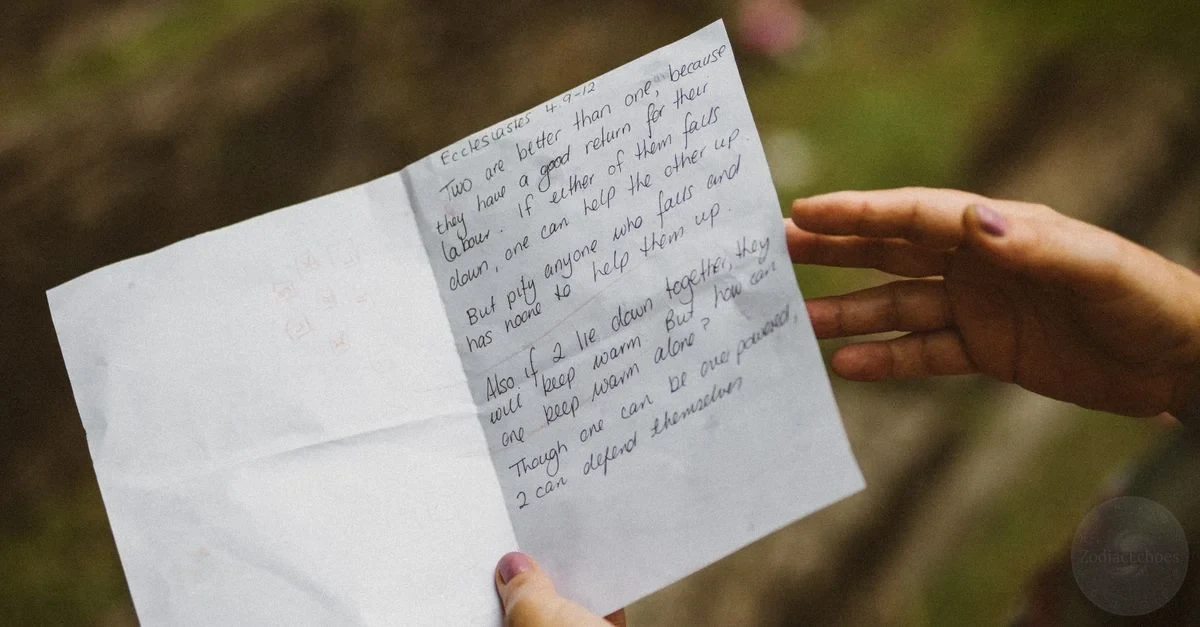 Zodiac Signs When They Receive a Letter Written by Someone Who Died Years Ago: Some Messages Refuse to Stay in the Past