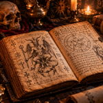 Discover the 1801 grimoire ritual for binding spirits inside a book, using occult seals, a crossroads circle, and a three-night ceremony.