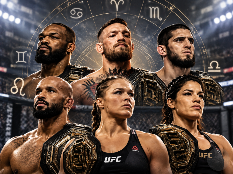 Born to Fight? We Analyzed 79 UFC Champions Across 15 Years — What Their Birth Charts Revea