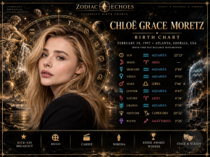 Chloë Grace Moretz Birth Chart: The Astrology Behind Her Reinvention, Independence, and Unconventional Career